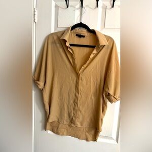 Tan blouse forever 21